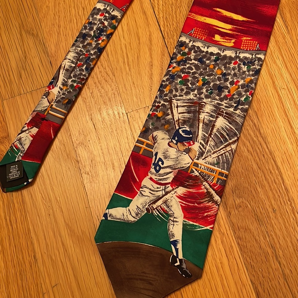 Vintage American Sports Baseball Tie. EUC